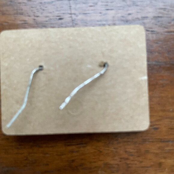 Bundle 3/$12. Silver Toned Drop Earrings - Picture 2 of 2